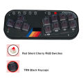 Mini HitBox Controller SOCD Arcade Stick Keyboard RGB Cherry Switch For PC Android PS4 Misterfpga.
