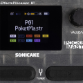 Guitar Bass Amp APP Control Pocket Master English Global Version 100+ Multi-Effects Pedal Rechargeable Black.