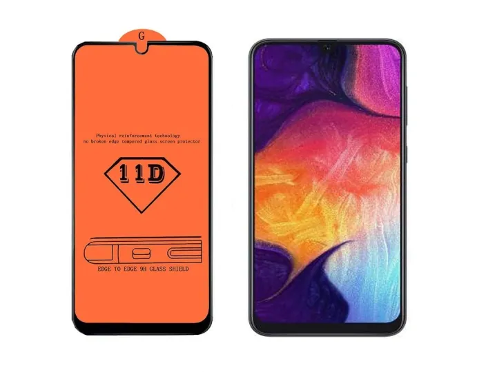 Samsung%20Galaxy%20A50%20%20Tempered%20Glass%20Screen%20Protector%20(6D/9D/11D/21D)-%20Black%20-%20Image%202