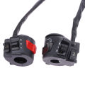Universal Motorcycle Handle Bar Switches With Choke Horn Turn Signal Headlight Electric Start Handlebar Controller Switch Hudduo. 