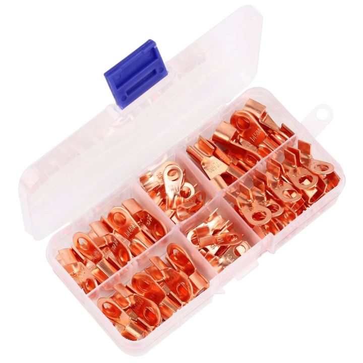 Open%20Barrel%20Copper%20Ring%20Lug%20Terminals%20Wire%20Crimp%20Connector%20Assortment%20Kit%20OT%2010A%2020A%2030A%2040A%2050A%20(Pack%20of%2070)%20-%20Image%203
