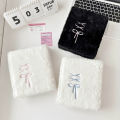 A6 Binder Photo Album Bowknot Plush Photocard Holder Collect Book Album Notebook SUPER BABY. 