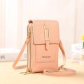 Touch Screen Cell Phone Women Bags Soft Leather Wallets Hand Purses Crossbody Bags for Women Small Handbag Cheap Women's Bags.