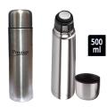 Prestige Premium Quality Stainless Steel Vacuum Flask For Hot And Cold Water Tea Coffee 500ml (Branded Quality). 