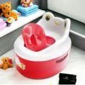 Plastic Baby potty Color Red & white. 