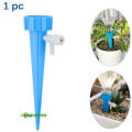 (Blue) Plant Auto Watering Spike with Control Valve Automatic Irrigation Water Spike Dripper. 