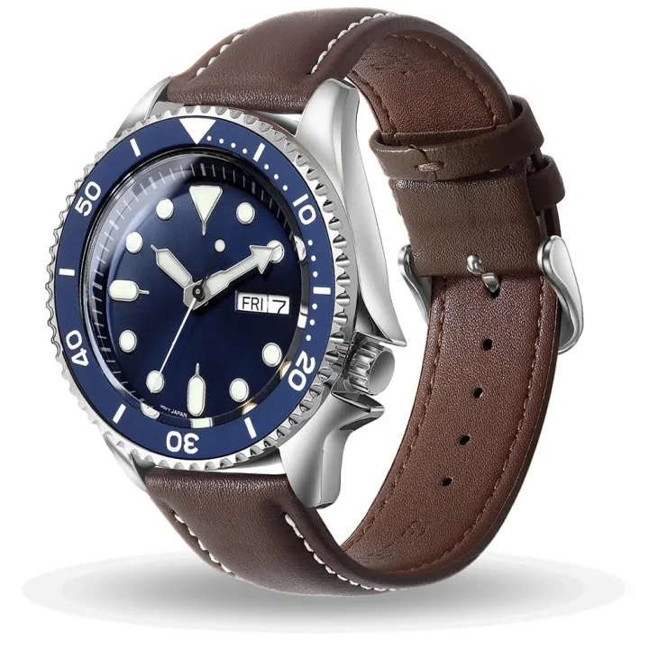 Top%20Grain%20Genuine%20Leather%20Watch%20Band,%20Quick%20Release%2018mm/20mm/22mm%20Watch%20Straps,%20Fits%20Samsung%20Galaxy%20Watch,%20Garmin%20Huawei%20Watch%20-%20Image%204