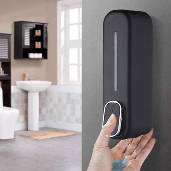 Wall Mounted Liquid Soap Dispenser - 350 Ml - Brush Holder