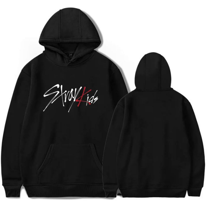 2023 Korean Stray Kids JISUNG MINHO FELIX CHANGBIN JEONGIN BANG CHAN SEUNGMIN HYUNJIN Printed Hoodies Casual Hooded Sweatshirt