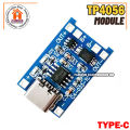 TP4056 Type-c USB 5V 1A 18650 Lithium Battery Charger Module - Equipped with Dual Protection Functions for Safe Charging. 