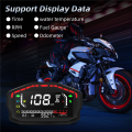 1Set Motorcycle Digital Dash Digital Panel Universal LED LCD Speedometer Odometer 1,2,4 Cylinders. 