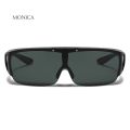 Square Photochromic Polarized Sunglasses Men Women Side Shield Flip Up Driving Sun Glasses Night Vision Goggles Eyewear glasses.
