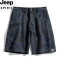 JEEPJeep Men's Fifth Pants Summer Shorts Men's Thin Breathable Tooling Half Pants Outdoor Fishing Multi-Pocket Fashion.