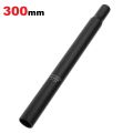 Bicycle Seatpost Bike Seat Post Saddle Tube 27.2 Black 300mm. 