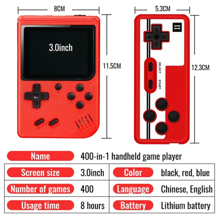 400-In-1%20Video%20Game%20Console%20Retro%20Mini%20Game%20Plyer%203.0%20Inch%20Color%20Pocket%20TV%20Game%20Console%20Dual%20Handheld%20Gamer%20Player%20Blue%20-%20Image%205