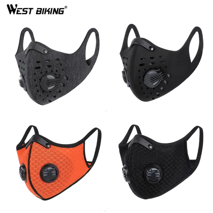 WEST%20BIKING%20Cycling%20Face%20Mask%20With%20Filter%20Activated%20Carbon%20Dust-proof%20Mask%20Anti-Pollution%20Bicycle%20Washable%20Outdoor%20Training%20Mask%20-%20Image%202