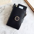 【Wweirdoo】Short Circular Hasp Small Zipper Coin Purse Female Mini Bag Credit Card Holder Students s Ladies wallet. 