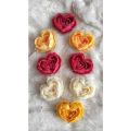 Heart shape flower candle for romantic gifts, cute design, soya wax perfect for gift Gadget corner djp.