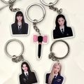 Kpop Idol Blackpink JISOO JENNIE ROSÉ LISA Acrylic Key Ring Double Sided Printing Keychains Pendant.