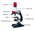 1200 Times Microscope Toys Primary School Biological Science Experiment Equipment Kids Educational Toys Microscope Kit. 