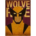 GC Marvel Minimal Super Heroes Vintage Posters For Home Decor kraft Paper high quality poster wall sticker color:F020-7-42*30. 