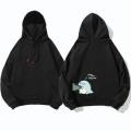 Cute creative Couple Dinosaur Pullover Punk Korean Cartoon Print Hoodie Women Men Kawaii Anime Aesthetic Sweatshirt. 