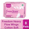 Freedom Heavy Flow Cotton 8 pads - pad.