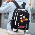 Disney Mickey Mouse Backpack for Boy Girl Back To School Bookbag Teenage Cartoon Printing Bagpack School Bag Laptop USB Men Bags. 