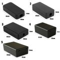 1/2pcs Black ABS Plastic High Quality Electronic Project Box Instrument Case Waterproof Cover Project Enclosure Boxes. 