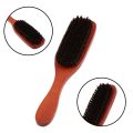 Wood Handle Hair Brush Set Hard Boar Bristle Combs Styling For Men Women Hairdressing Hair Styling Beard Straight. 