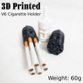 V6 Gatling Gun Style Six Stick Cigarette Holder 3D Printed Smoker Auxiliary Funny Prank Cigarette Accessories. 
