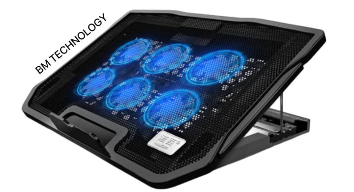 MIKUSO PEIPAH 6 LED FANS SUPER SILENT NOTEBOOK GAMING COOLING PAD MODEL NCP-066