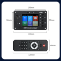 2.8-Inch Color Screen Bluetooth 5.1 Car Synchronization Lossless Decoding Board Time Alarm Clock Fm Audio Decoder. 