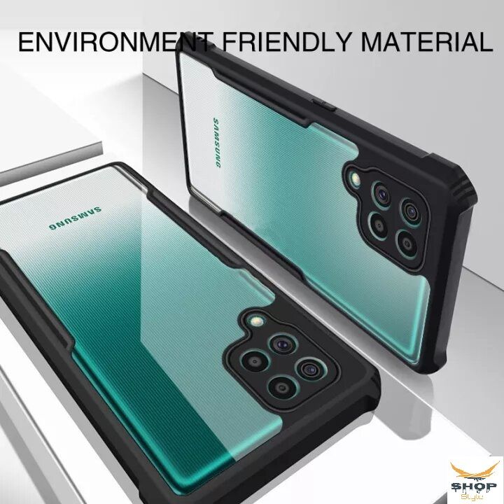 Samsung Galaxy F22 - Hard Case Back Cover【( 100% Premium Quality )】Transparent Silica Gel Matte ShockProof Slim Thin Cover Phone Casing ...