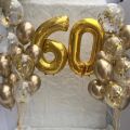 2pcs 16/30/40 inch Rose Gold Number Foil Helium Balloons 16 18 20 25 30 40 50 Years Old Adult Birthday Party Decor Supplies. 