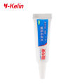 Y-Kelin Denture Adhesive Cream 10g/0.4oz Sample Size All Day Hold Non-Zinc Formula False Teeth Glue. 