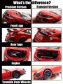 1/32 Honda Civic Type R Toy Car For Children Diecast Miniature Model Pull Back Doors Openable Sound Light Collection Gift Boys MuXiaRe.