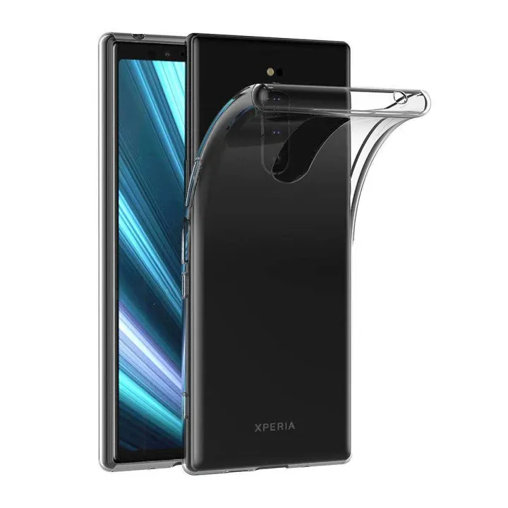 Ultra Thin Clear Phone Case For Sony Xperia 1 Case Silicone Soft TPU Back Cover