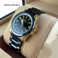 HDYH ARMYYMRA Men's business watch alloy quartz watch Black. 