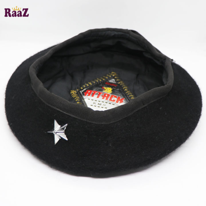Black%20Che%20Guevara%20Military%20Metal%20Star%20Beret%20Cap%20(Free%20Size)%20-%20Image%204