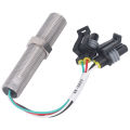 Magnetic Speed Sensor, 5/8 M16 UNF Magnetic Pickup Speed Sensor Plug and Play for Engine. 