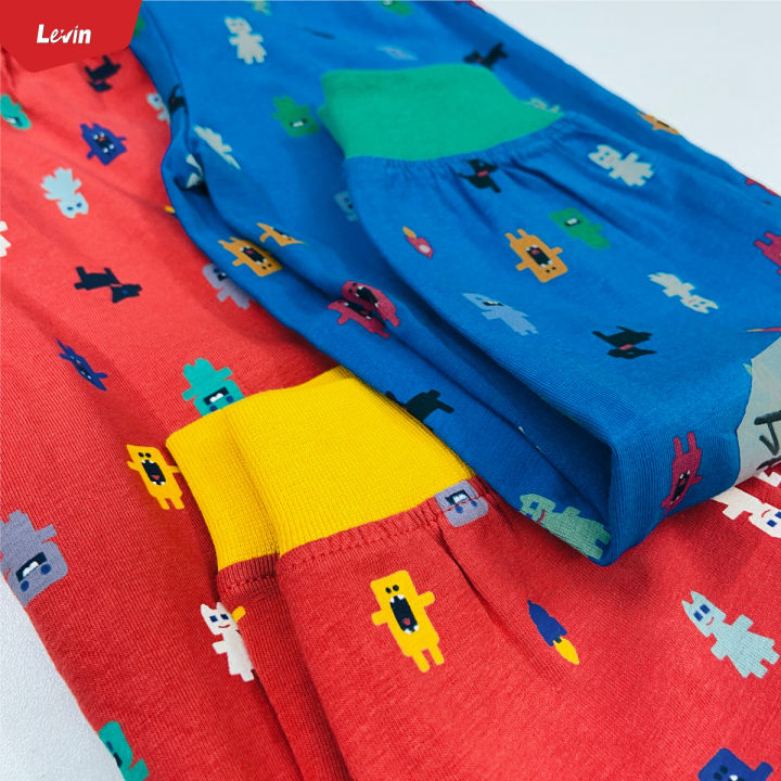 Boys%20Printed%20Elastic%20Waist%20Cotton%20Trouser%20Pant%20For%20Baby%20Boy%20From%20Levin%20-%20Image%205