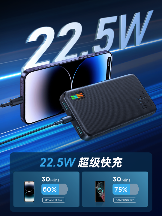 Joyroom%20JR-QP194%20Dazzling%20Series%2022.5W%20High%20Speed%20Charging%2010000mAh%20Power%20Bank%20-%20Black%20-%20Image%203