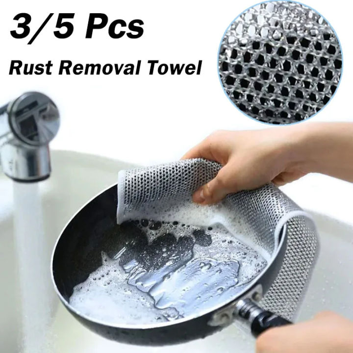 3/5/10pc%20Kitchen%20Cleaning%20Cloths%20Multi-purpose%20Wire%20Dishcloth%20Kitchen%20Cooktop%20Dishwashing%20Cloths%20Wet%20&%20Dry%20Dishcloth%20Daily%20Cleaning%20Cloth%20-%20Image%208