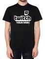 Personalised Twitch Tv Gaming Men T-Shirt Huikoo High Quality 100% Cotton Stream Live Viral Fans Tee Unisex Fathers Day Kid Gift. 