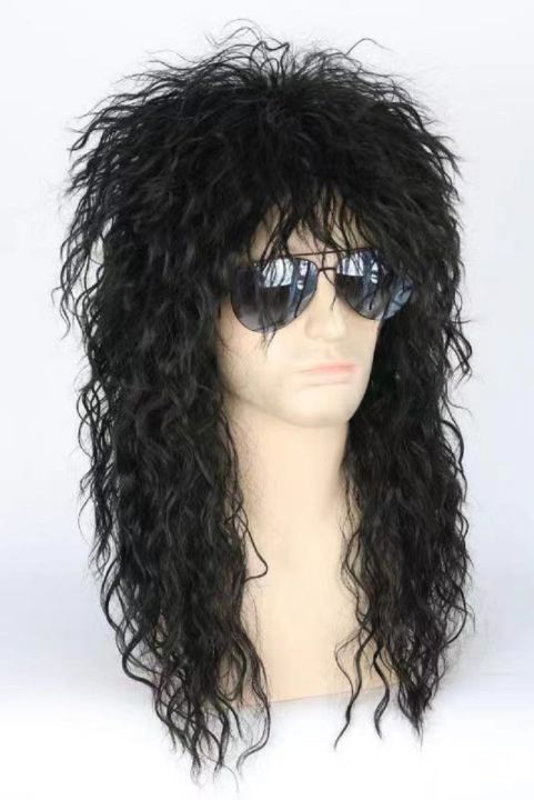 Men%20Women%20Rock%20Wig%2070s%2080s%20Rock%20Punk%20Wig%20Long%20Curly%20Hair%20Wigs%20For%20Halloween%20Costumes%20Animation%20Wigs%20-%20Image%202