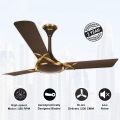 Luminous Deco Premium DELTOID 1400MM / 56 INCH Ceiling Fan (Espresso Gold).