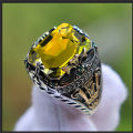 Luxury Multiple Colors Saudi Arabic Mens Fashion Stainless Steel Thai Silver Gemstone Jewelry Rings. 