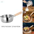 Stainless Steel Saucepan Multifunctional Milk Noodles Pasta Pot Sauce Pan for Restaurant Indoor 18cm. 