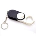 Pocket Folding Magnifier Reading Magnifying Glass Loupe Magnification 10X With LED Light. 